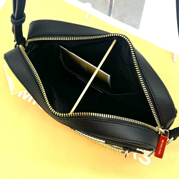 (NWT) Michael Kors Large EW Crossbody Bag Black Multi - Picture 7 of 9